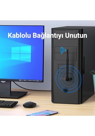 Ad081 150 Mbps Usb Adaptör Wifi Alıcı Verici Access Point