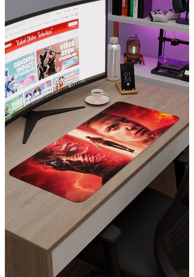 Stranger Things 2 V3 70x30 Xl Gaming Kauçuk Kaymaz Taban Mouse Pad Fare Altlığı