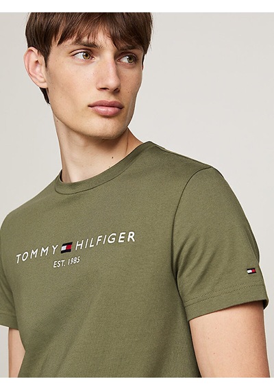 Tommy Hilfiger Erkek Marka Logolu Organik Pamuklu Günlük Kullanıma Uygun Yeşil T-shirt Mw0mw11797 Plı Tommy Hilfiger Erkek Marka Logolu Organik Pamuklu Günlük Kullanıma Uygun Yeşil T-shirt Mw0mw11797 Plı