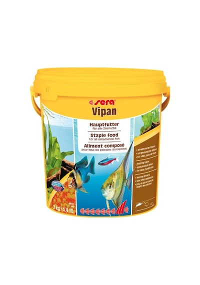 Sera Vipan Large Flakes Nature 10 Lt  Kova
