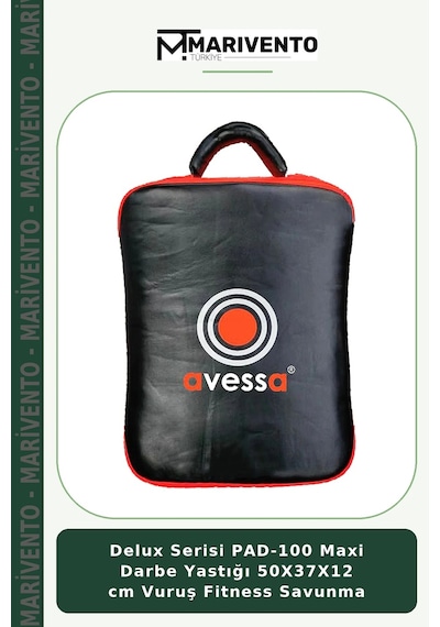 Delux Serisi Pad-100 Maxi Darbe Yastığı 50x37x12 Cm Vuruş Fitness Savunma Çok Renkli