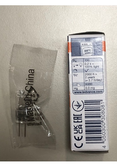 2 Adet Osram 64418 Oven 12v 10w 130 Lümen G4 Halolen Lamba