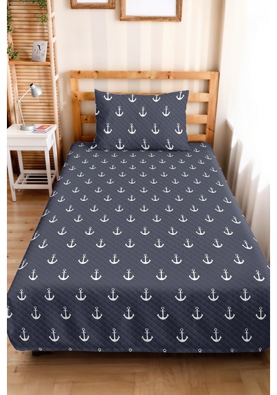 Lacivert Çapa Marine Genç Odası Tek Kişilik Pike Takımı-minimal 160x220 Cm Kapitone Yatak Örtüsü Günbatımı Pamuk Esintisi Lacivert Çapa Marine Genç Odası Tek Kişilik Pike Takımı-minimal 160x220 Cm Kapitone Yatak Örtüsü Günbatımı Pamuk Esintisi