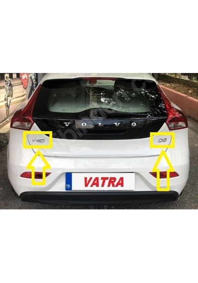 V40 1.6 D 2013-2014 Uyumlu D2 Ve V40 Bagaj Yazısı Seti