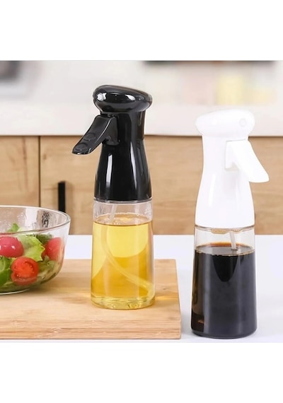 Sprey Yağdanlık Airfryer İçin Yağdanlık Püskürtmeli Sprey Cam Şişe Zeytinyağı Sirke Yağ Püskürtücü Ç Diğer