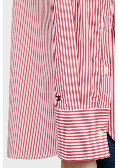 Tommy Hilfiger Bayan Gömlek Ww0ww48190 0e7 Kırmızı Kırmızı
