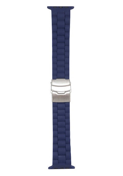 Ekılıf - Apple Uyumlu  Watch 42mm - Kordon Silikon Kordon Krd-72 - Pembe