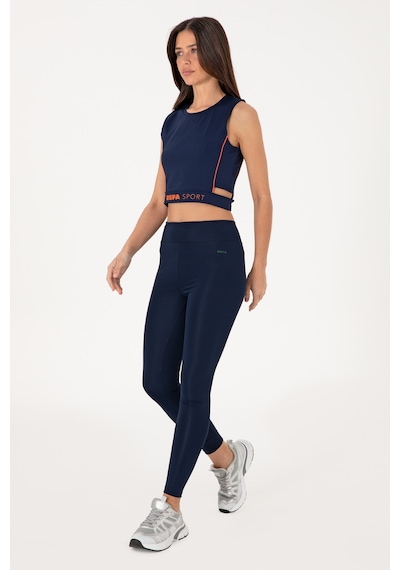 U.S. Polo Assn. Kadın Lacivert Yüksek Bel Spor Tayt 50312978-VR033 U.S. Polo Assn. Kadın Lacivert Yüksek Bel Spor Tayt 50312978-VR033