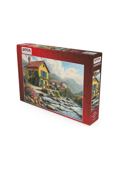 Nova Puzzle 1000 Parçalık Puzzle/yapboz - Dere Kenarında Bahar - 41208