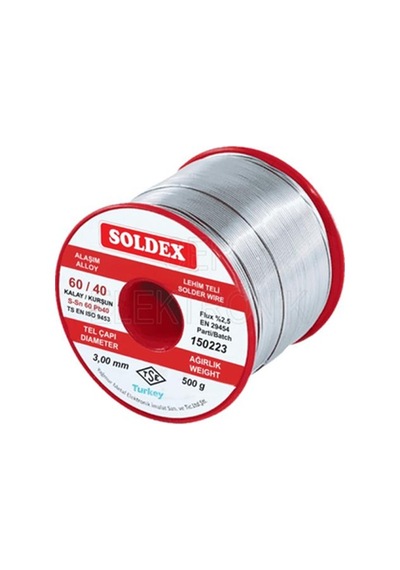60-40 Lehim Teli 500 Gr 3.00 Mm