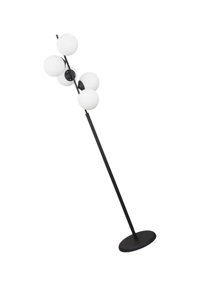 Missy 5 Li Siyah Lambader Beyaz Camlı Modern , Oturma Odası ,yatak Odası , Salon Lambader Çok Renkli