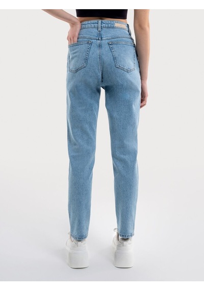 LOFT Mom Slim Fit Kadın Pantolon Lf2036157 Q1.v1 Denim