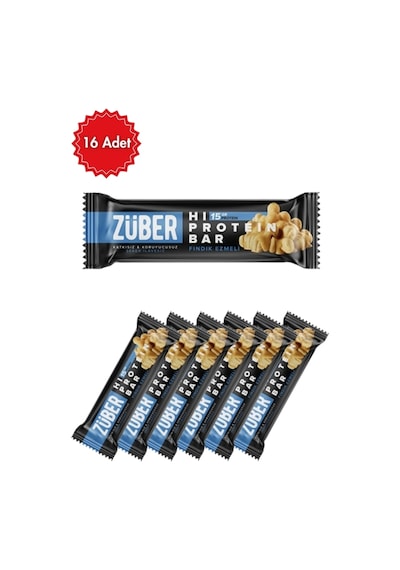 Züber Fındık Ezmesi Protein Bar 45 G X 16 Adet Diğer