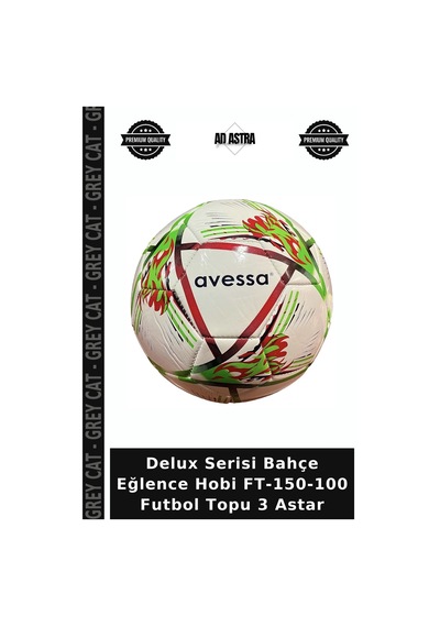 Delux Serisi Bahçe Eğlence Hobi Ft-150-100 Futbol Topu 3 Astar Çok Renkli