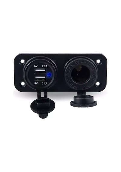 Su Geçirmez Çakmak ve Usb Söketi 1 Adet