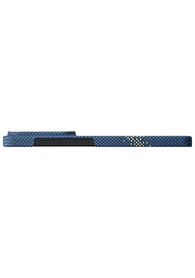 Galaxy Uyumlu S26 Ultra Kılıf M-safeli Aramid Fiber Pitaka Tactile Woven Edge Serisi Milky Way Galaxy Uyumlu Mavi Mavi