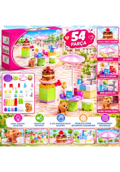 Northcity Parça Fashion Girls Pasta Dükkanı Bx Standart