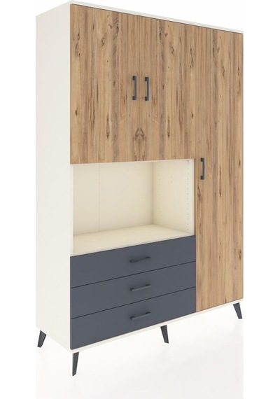 Hyperion Dolap 7 Raflı 3 Çekmeceli 3 Kapaklı 132x44x195 Aytaşı-çam/antrasit Atlas Çam/antrasıt Hyperion Dolap 7 Raflı 3 Çekmeceli 3 Kapaklı 132x44x195 Aytaşı-çam/antrasit Atlas Çam/antrasıt