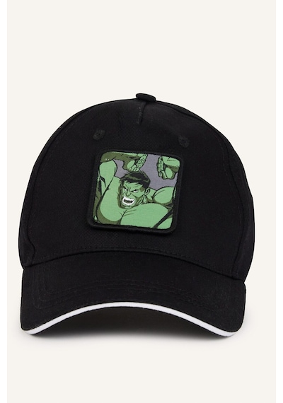 Defacto Marvel Avengers Hulk Armalı Pamuklu Şapka Erkek Çocuk G1197a8nsbk23 Siyah-bk23
