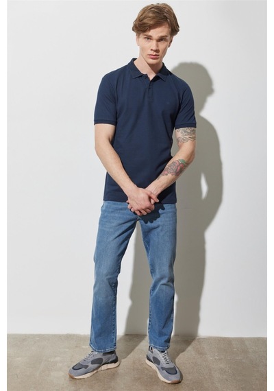 Polo Yaka T-shirt Navy-navy Navy
