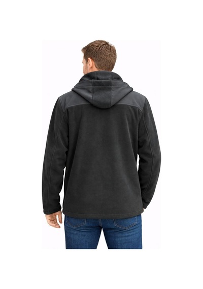 Softshell Polar Ceket Unisex, 3 Cepli, Rüzgar Kesici & Sıcak Tutan Siyah