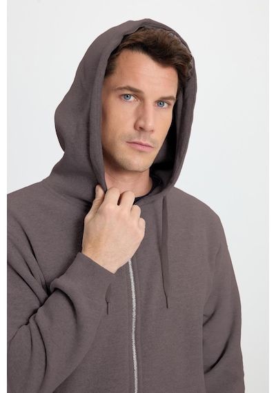 Tudors Unisex Relax Fit Rahat Kesim Pamuklu İçi Polarlı Çift Cepli Tam Fermuarlı Gri Kapüşonlu Sweatshirt-41653 Gri Tudors Unisex Relax Fit Rahat Kesim Pamuklu İçi Polarlı Çift Cepli Tam Fermuarlı Gri Kapüşonlu Sweatshirt-41653 Gri