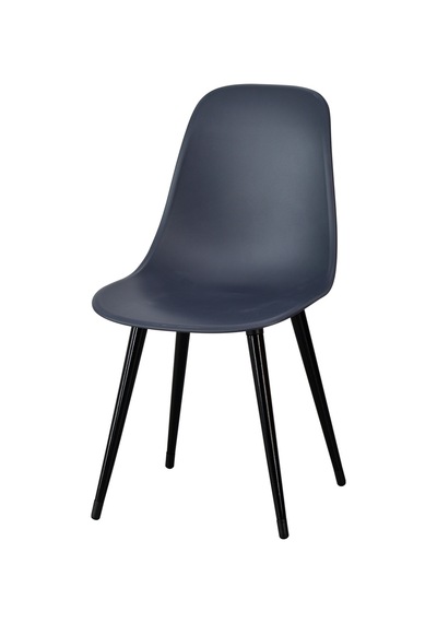 Vilinze Eames Siyah Ahşap Ayak Plastik Füme Sandalye Eames-beyaz Füme - Siyah