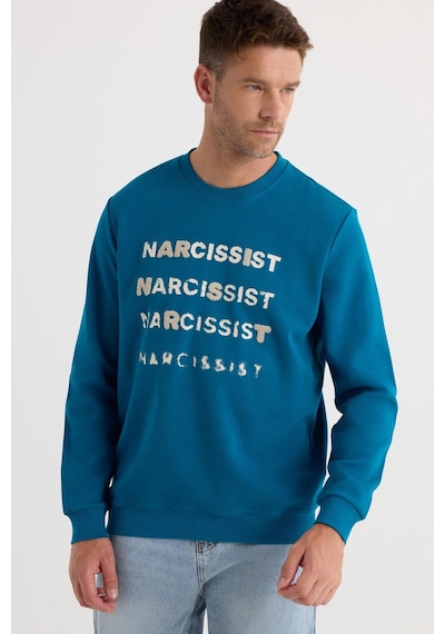 Tudors Unisex Oversize Pamuklu Yumuşak Dokulu Bisiklet Yaka İçi Polarlı Baskılı Turkuaz Sweatshirt -37302 Turkuaz Tudors Unisex Oversize Pamuklu Yumuşak Dokulu Bisiklet Yaka İçi Polarlı Baskılı Turkuaz Sweatshirt -37302 Turkuaz