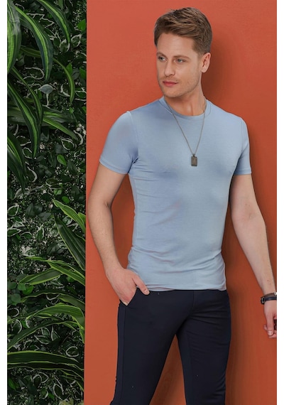 Efor Ts 847 Mavi Spor T-shirt Mavi