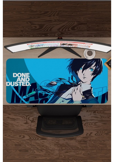 Persona 3 Kaymaz Dikişli Kauçuk Oyuncu Mousepad V4 - 90x40 Xxl Gaming Mouse Pad Fare Altlığı