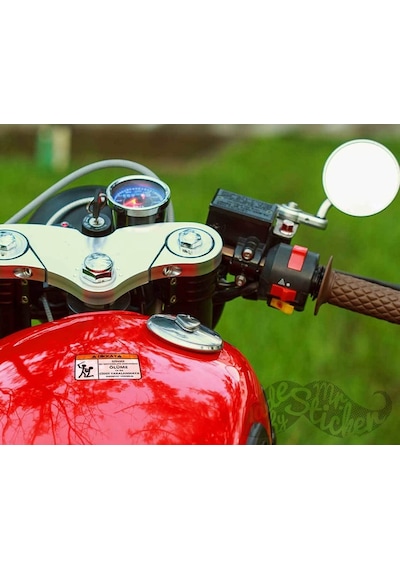 Bay Etiket Wrn2 Motoruma Dokunma Sticker