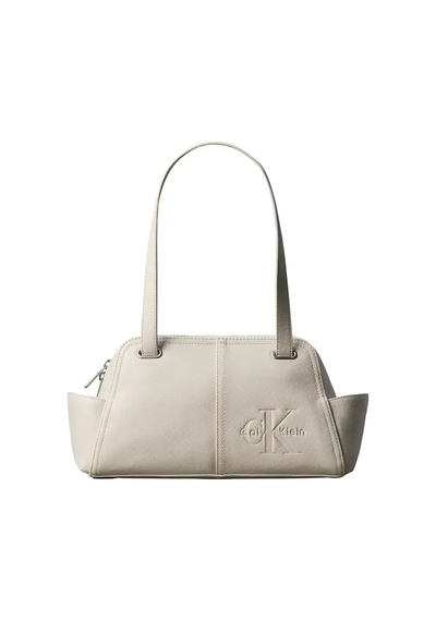 Calvin Klein Pockets Monologo Sho, Acg Krem Kadın Çanta