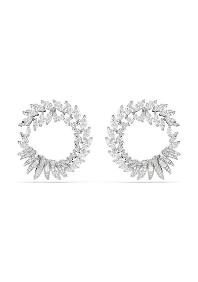 5760966 Swarovski Küpe Mesmera Hoop Earrings Marcuise Cut White Rhodium Plated Metalik