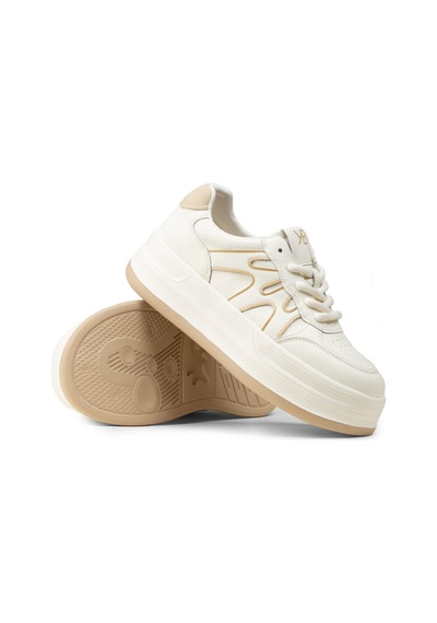 Deery Kadın Bej Renkli Platform Sneaker - K1064zbejc01 Bej