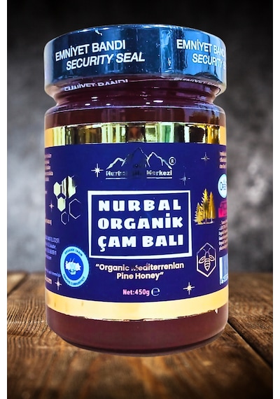 Nurbal Şifa Merkezi Organik Çam Balı 450 G