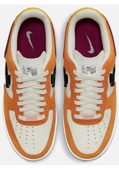 Nike Air Force 1 Lxx Sneaker Kadın Spor Ayakkabı White & Orange Limited Edition Dq0858-100 Dq0858-100 001