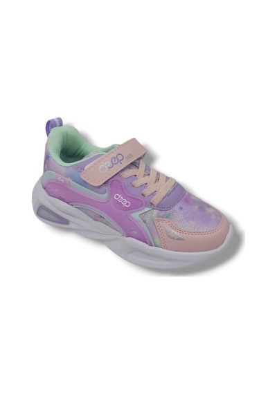 Zerhan Deep Kids 555 Kız Çocuk Lila Spor Ayakkabı Lila