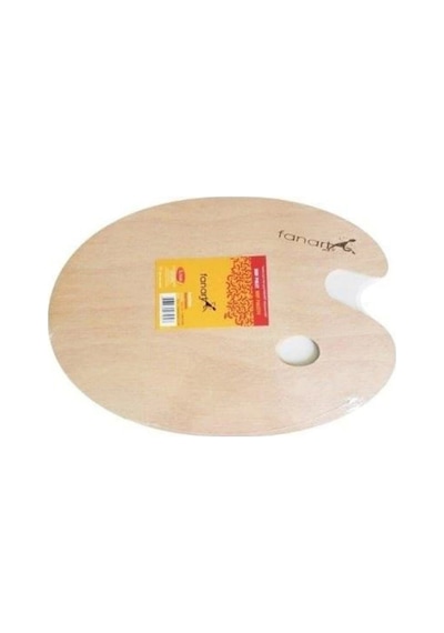 Palet Oval 20x30 Mdf Ahşap
