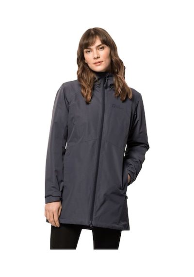 Jack Wolfskin Heidelstein 3in1 Kadın Outdoor Mont 1115681-1388 Antrasit - Gri