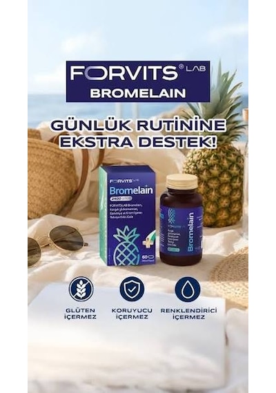 Forvits Lab Bromelain 60 Kapsül