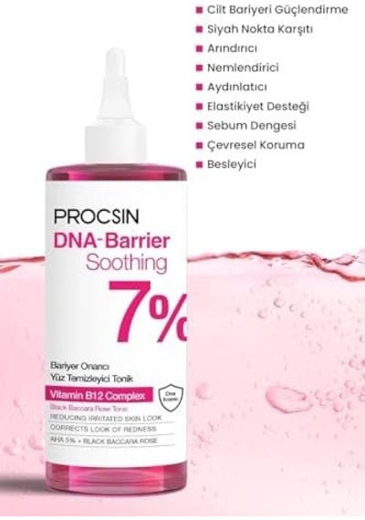 Dna-barrier Soothing Cilt Bariyeri Onarıcı Güçlendirici Yüz Temizleyici Tonik