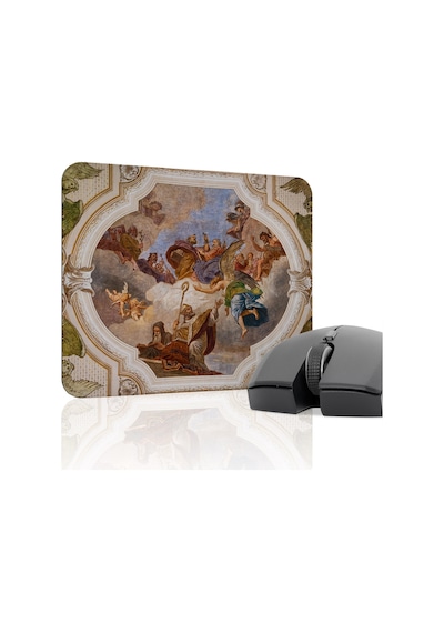 Ortaçağ Sanat Kaymaz Dikişli Kauçuk Oyuncu Mousepad V5 - 22x18 Gaming Mouse Pad Fare Altlığı