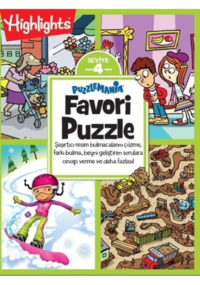 Highlights Puzzlemania Favori Puzzle 4 Lü Set