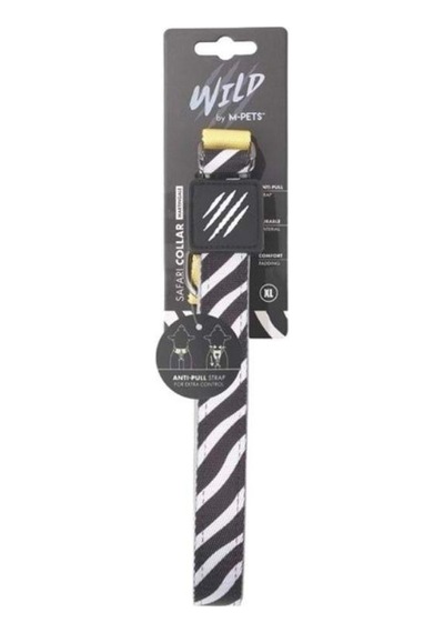 M-pets Wild Safari Collar Köpek Boyun Tasması Xl Siyah