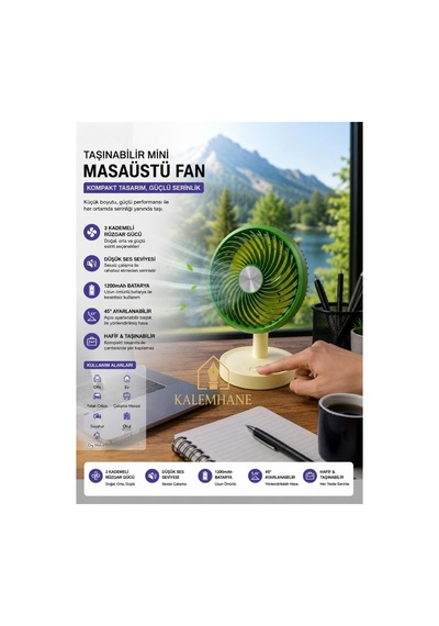 Kalemhane Yüksek Güç Büyük Fan Hareketli Başlık