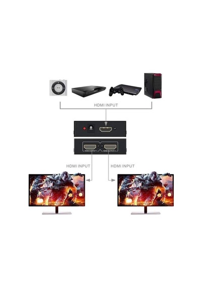 Sp-hd Splıtter/1-2 1 Giriş 2 Çıkış 1080p V1.4 Hdmı Splıtter