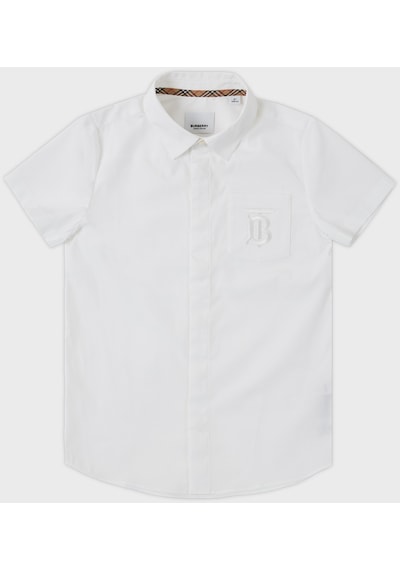 Burberry Çocuk Gömlek 8048278 Whıte Beyaz