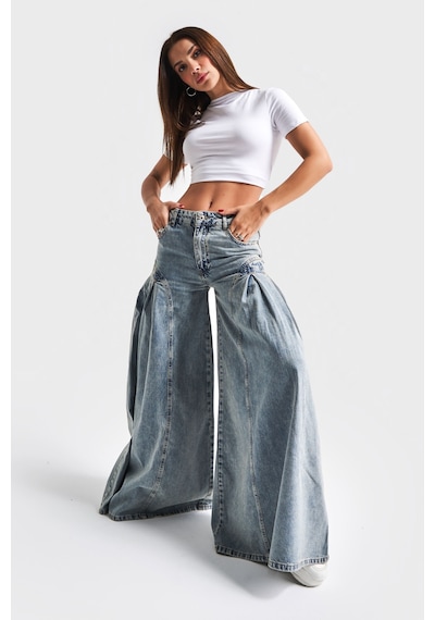 Itsbasic Kadın T.kot Rengi 3s5-65 Elephant Leg Süper Bol Kesim %100 Koton Denim Jean Kırmızı Itsbasic Kadın T.kot Rengi 3s5-65 Elephant Leg Süper Bol Kesim %100 Koton Denim Jean Kırmızı