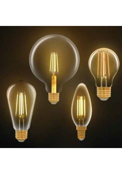 Panasonic E14 Led Filaman Rustik Lamba 4w 470lm 2700k Clear