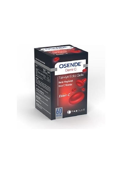 Osende Demir C - Demir Ester C Vitamini 60   Kapsül